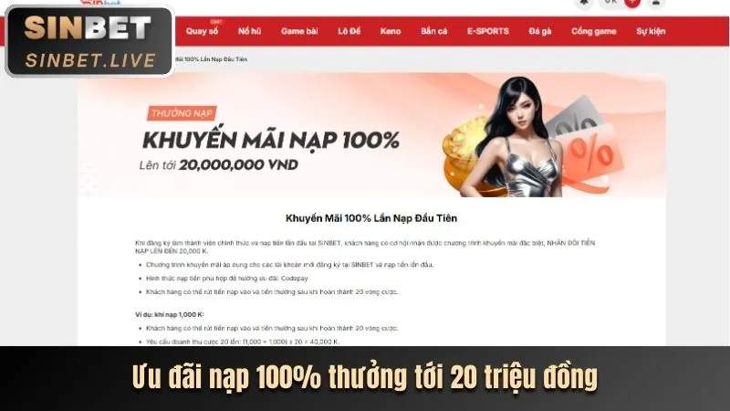 Các chương trình khuyến mãi thể thao độc quyền của VZ88.com